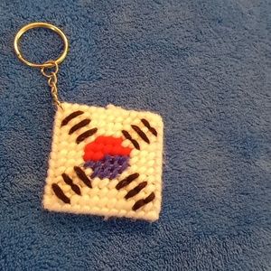 Korean flag keychain